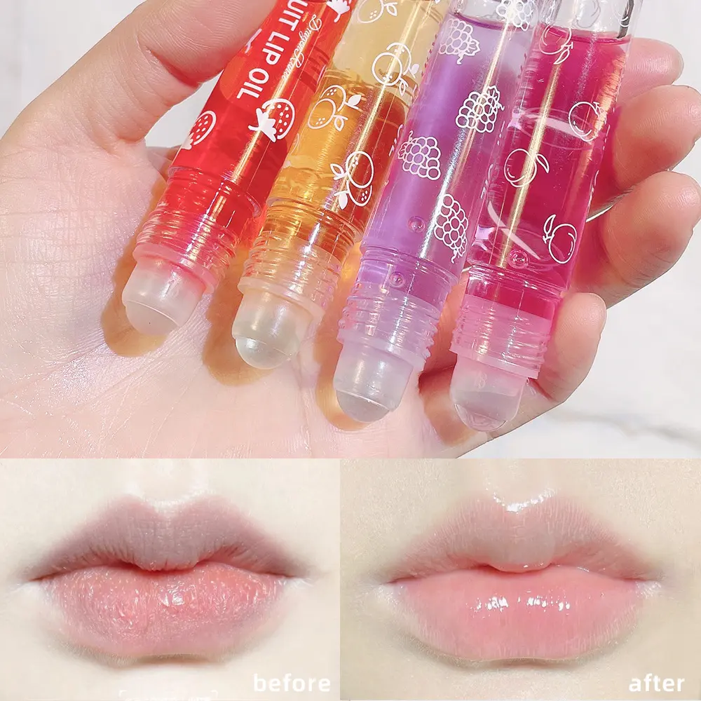 Picture of Roller Ball Fruit Lip Oil Set: Liquid Lipstick & Lip Gloss