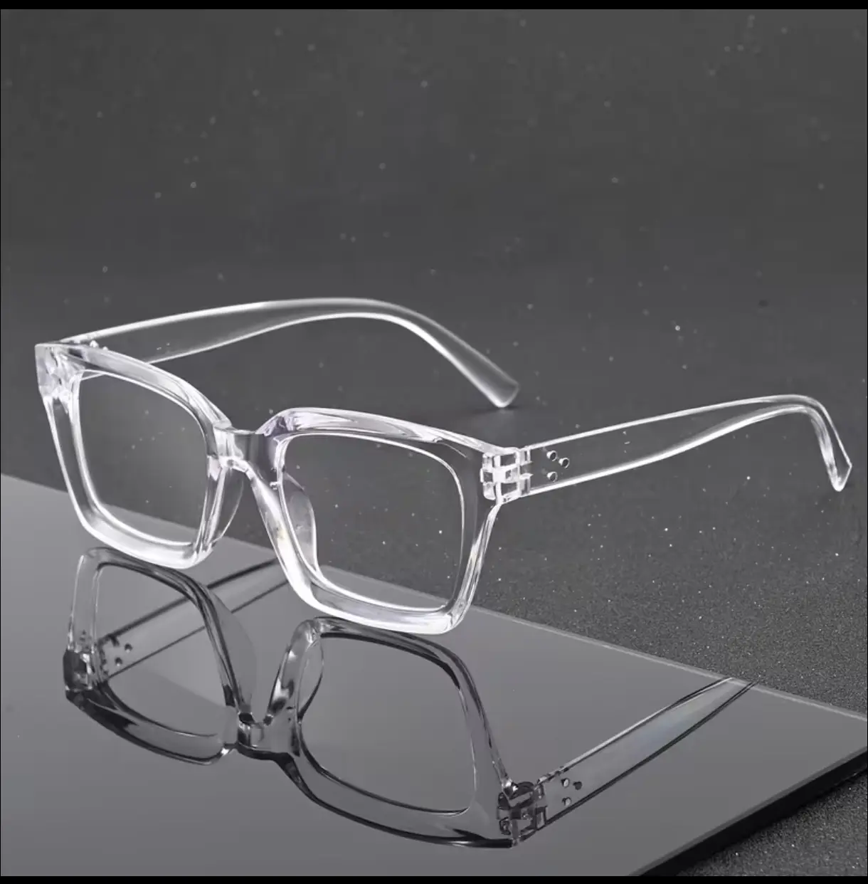 Picture of Hipster Style Clear Acetate Eyeglasses for  Women