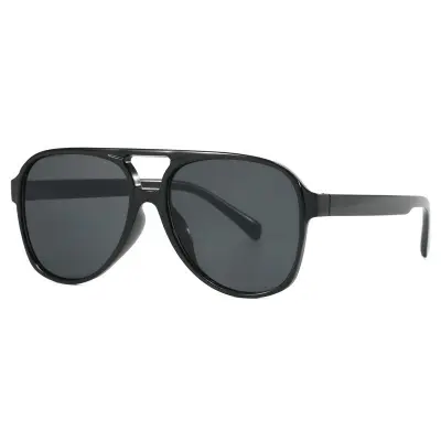 Picture of Vintage Double Bridge Pilot Sunglasses for Men