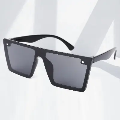 Picture of Flat Top Design Unisex Sunglasses UV400 Protection