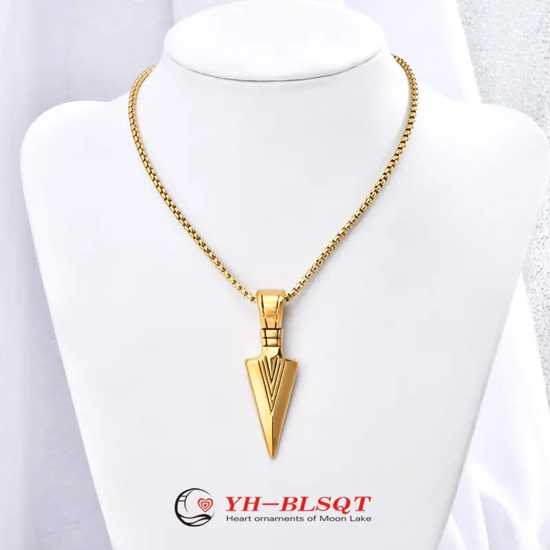 Picture of Fashion Men Matching Arrow Pendant Necklace