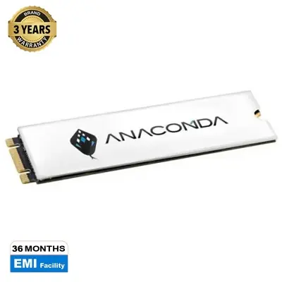 Picture of Anacomda 512GB M.2 NVMe PCIe Gen3x4 Internal SSD(White,512GB)
