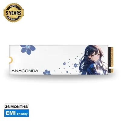 Picture of Anacomda NINI Special Edition 512GB M.2 NVMe PCIe Gen3x4 SSD(Multicolor,512GB)
