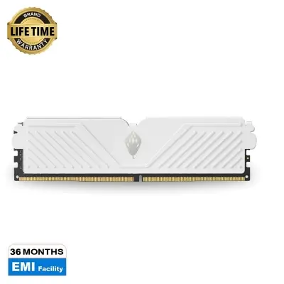 Picture of Anacomda 16GB DDR4 3200MHz Desktop Ram with Aluminum Heatsinh (White)(16GB DDR4 3200MHz)