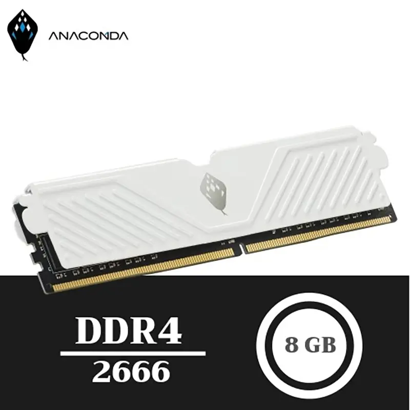 Picture of Anacomda 16GB DDR4 2666MHz Desktop Ram (White)(16GB DDR4 2666MHz)