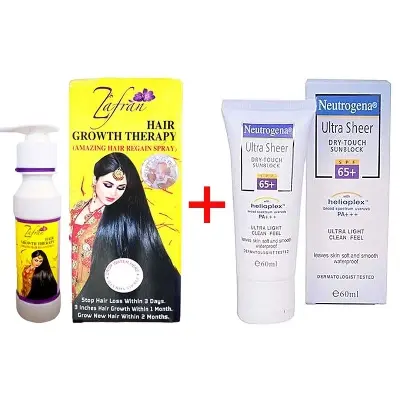 Picture of Value Set 2 Zafran Hair Growth Therapy Oil with Sunscreen