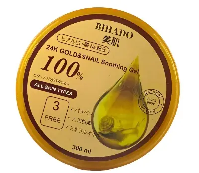 Picture of Bihado Gold & Snail Soothing gel 300ml(Floral)