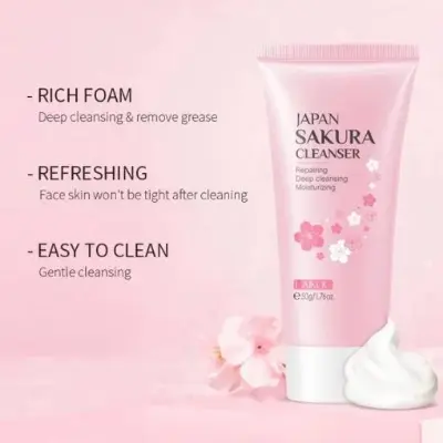 Picture of Laikou Japan Sakura Cleanser Face Wash 50g
