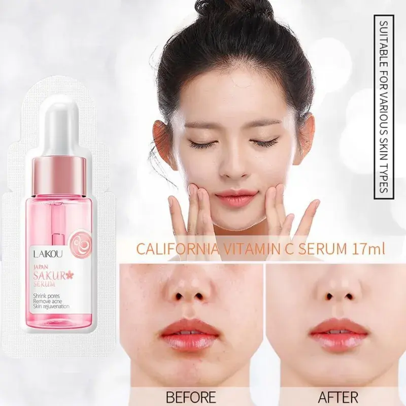 Picture of Laikou Japan Sakura Face Cream 25g & Japan Sakura Face Serum 17ml Combo Set