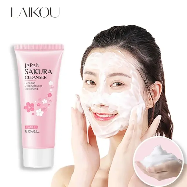 Picture of Laikou Japan Sakura Cleanser Face Wash 100gm