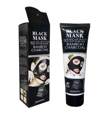 Picture of Bamboo Charcoal / Cucumber / Gold Collagen Peel-Off Mask Blackhead Remover Mask 120g(Bamboo Charcoal)
