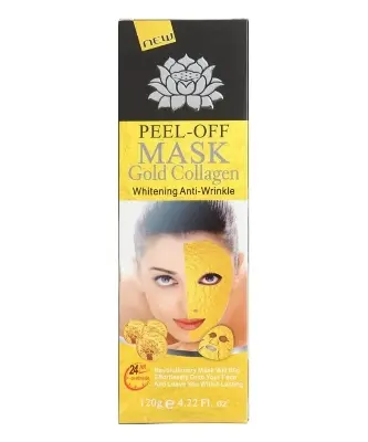 Picture of Bamboo Charcoal / Cucumber / Gold Collagen Peel-Off Mask Blackhead Remover Mask 120g(Gold Collagen)