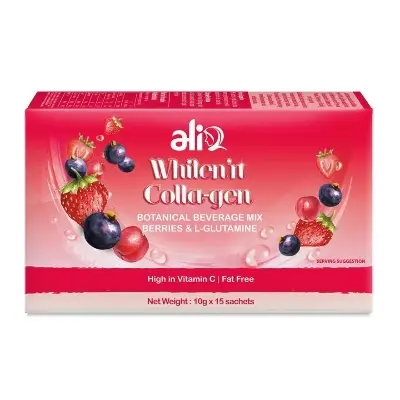 Picture of ALIA Whiten'N Colla-Gen Botanical Beverage Mix Berries & L-gluta (Made in Malaysia)(15piece X 10gram)