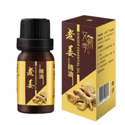 Picture of 10ML Essential Oil Diffuser Water Aromatherapy Fragrance Perfume Massage Scraping Therapy(Ginger Oil)