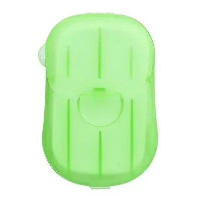 Picture of Travel Portable Disposable Soap Paper Foam Cleaning Hand Body Outdoor Foam Water Diffuse Sanitise Pack Of 20 Piece