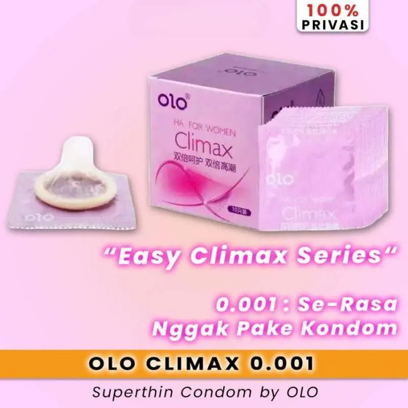 Picture of OLO 001 Upgraded Version Condom Climax Anatomic Long Lasting Dotted Hyaluronic Acid 10's