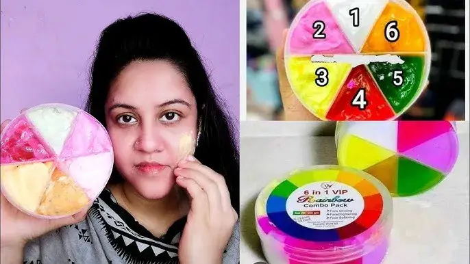 Picture of 6 in 1 Rainbow Combo Face Pack 500gm