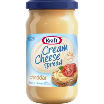Picture of Kraft Cheddar Cream Cheese Spread 250Gm