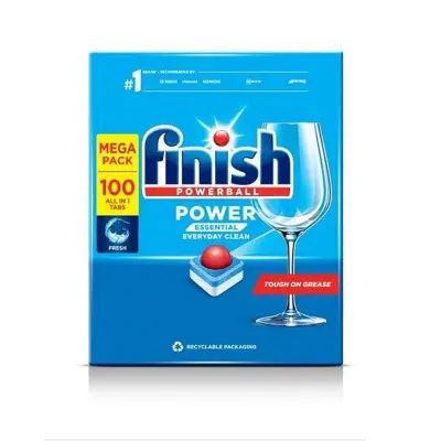 Picture of Finish Powerball All in 1 Lemon Sparkle-100 pcs