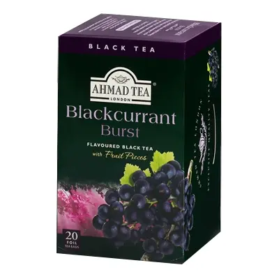 Picture of AHMAD Tea Blackcurrant Burst-20 Foil tea Bags