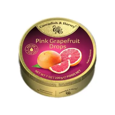 Picture of Cavendish & Harvey Pink Grapefruit Drops-200gm