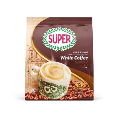 Picture of Super Hazelnut White Coffee 15 Sachets x 40gm (600gm)