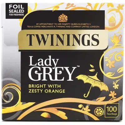 Picture of Twinings Lady Grey 100 Tea Bags