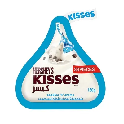 Picture of Hersheys Kisses Cookies N Creme 33Pcs-150Gm
