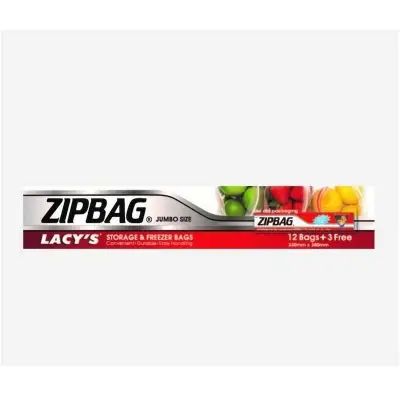 Picture of Lacy's ZipBag Jumbo Size 330mm x 380mm(12Bags+3Bags Free)