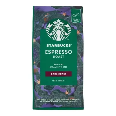 Picture of Starbucks Expresso Roast Dark Roast 200 Gm Pack(Whole Bean)