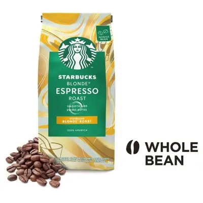 Picture of Starbucks Blonde Espresso Roast Coffee 200gm (Whole Bean)