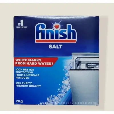 Picture of Finish Dishwasher Salt for Hard Water 2 Kg Dishwasher Cleaning Tablet Refill