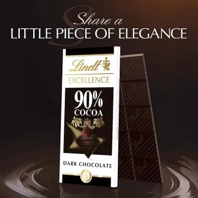 Picture of Lindt Excellence 90% Cocoa Dark Chocolate - 100g