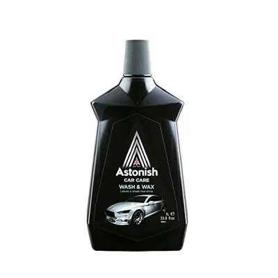 Picture of Car Wash And Wax Astonish Car Care 1 Liter - Made in UK, black