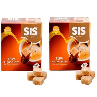 Picture of SIS Raw Sugar Cubes - 454gm