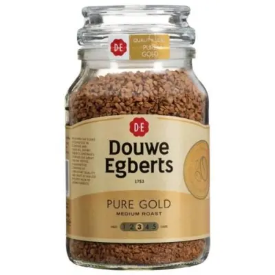 Picture of Douwe Egberts Pure Gold Instant Coffee 190 Grams (Netherlands)
