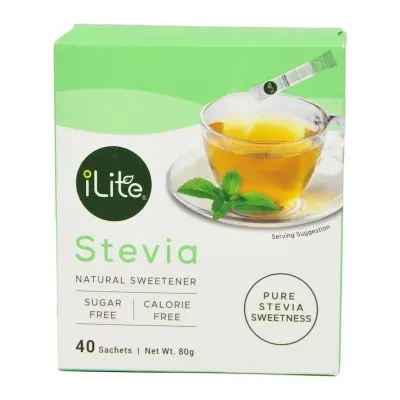 Picture of iLite Stevia Natural Sweetener - 80g(40 x 2g)