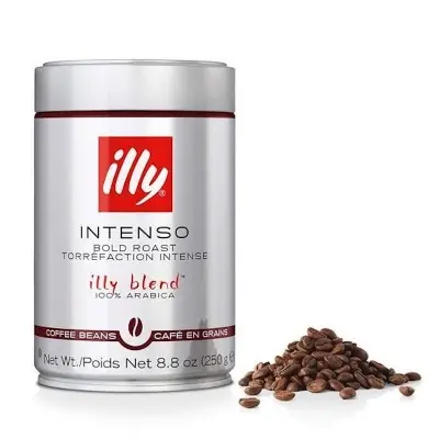 Picture of illy Intenso Bold Roast Whole Bean Coffee - 250Gm