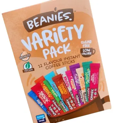 Picture of Beanies Variety Pack 12flavours Coffe Sticks 24g (12x2g