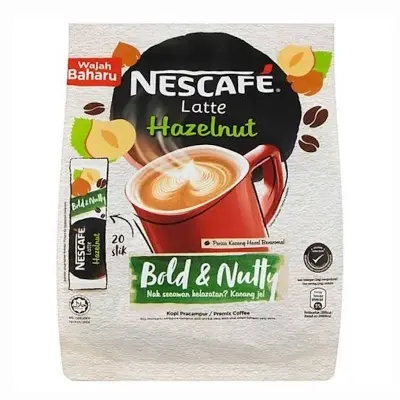 Picture of Nescaf Latte Hazelnut Coffe 20 Stick×24 Gm