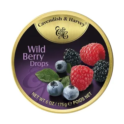 Picture of Cavendish and Harvey Wild Berry Drops Candy -175gm.