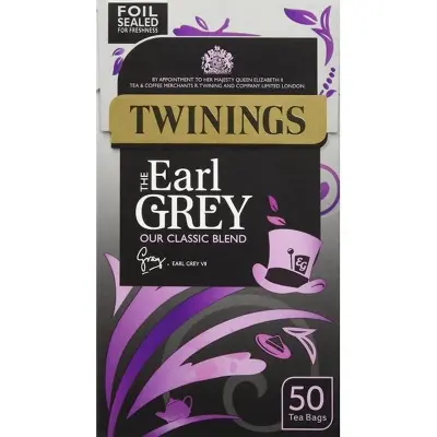 Picture of Twinings Earl Grey Tea 40 Tea Bags-125gm