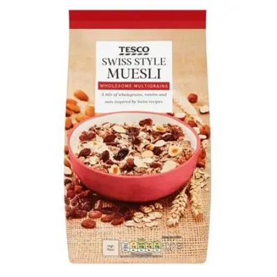Picture of Tesco Swiss Style Muesli Wholesome Multigrains Uk-1Kg
