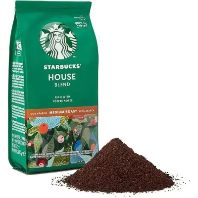 Picture of Starbucks Houseblend Coffee 200gm(Ground Coffe)