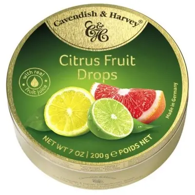 Picture of Cavendish & Harvey Citrus Fruit Drops 200gm