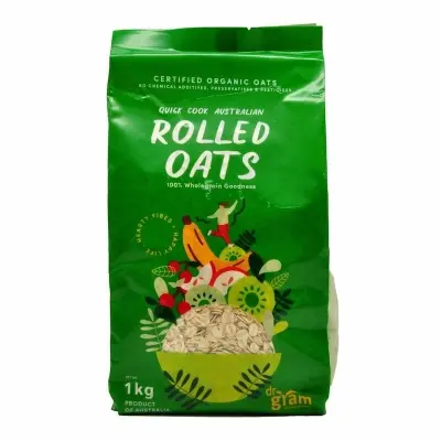 Picture of Dr Gram Organic Rolled Oats - 1Kg