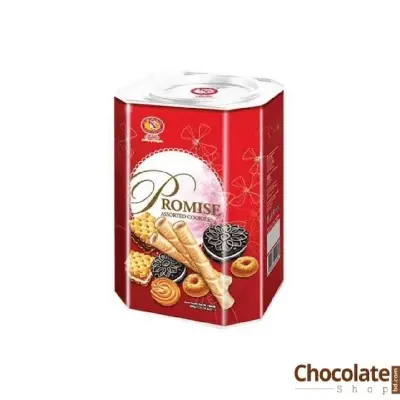 Picture of Bellie Promise Assorted Cookies Tin-600gm