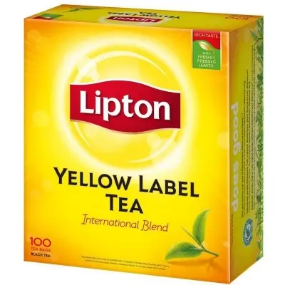 Picture of Lipton Yellow Label Tea Bags - 200gm