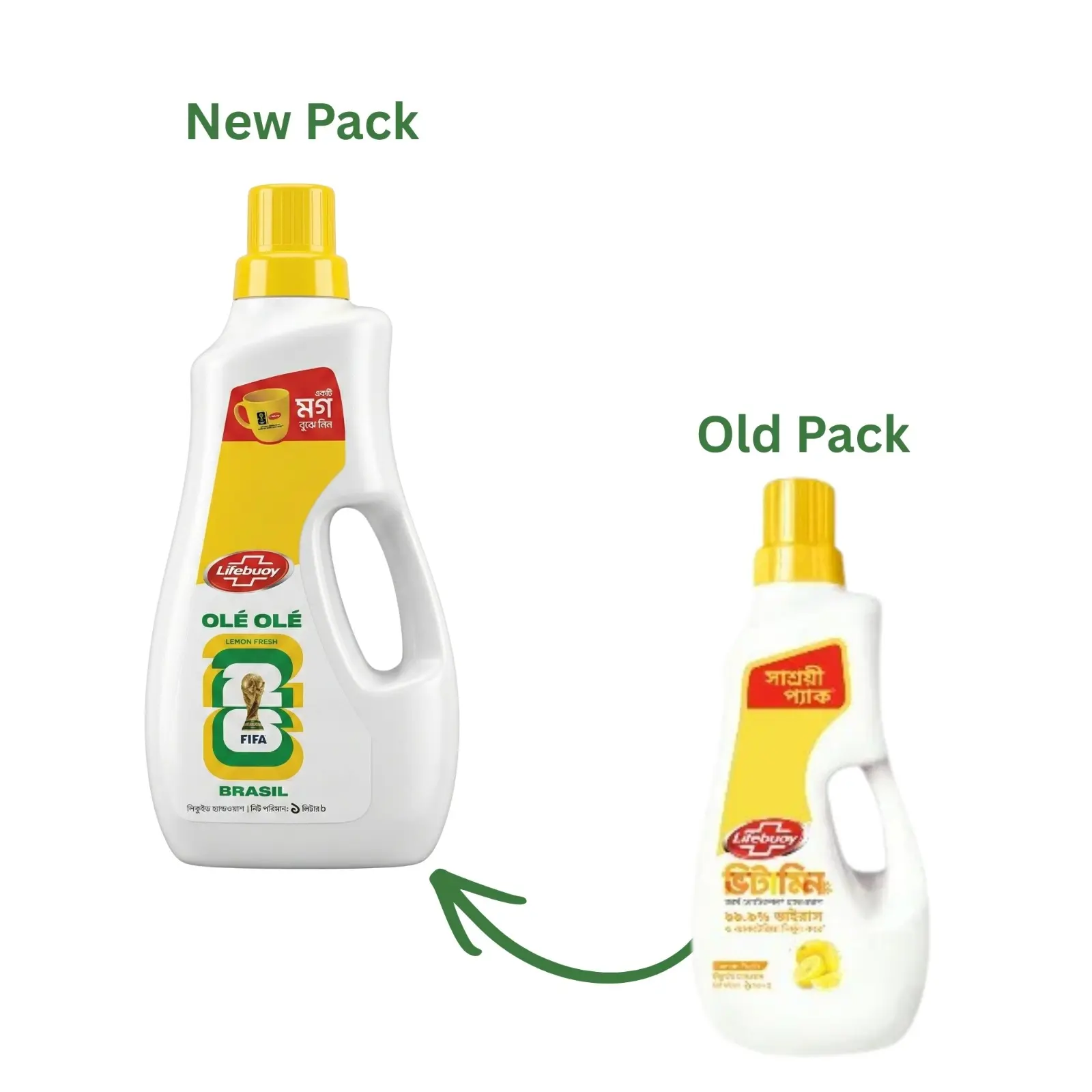 Picture of Lifebuoy Handwash (Soap) Lemon Fresh Bottle 1L (Mug Free)