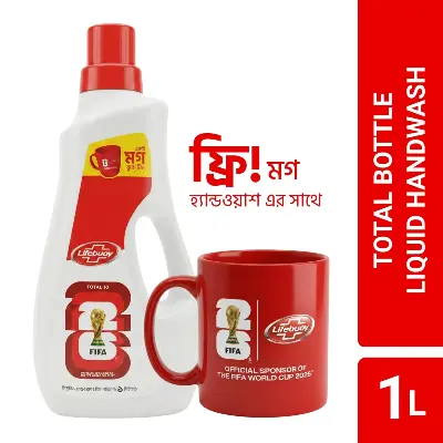 Picture of Lifebuoy Handwash (Soap) Total Bottle 1L (Mug Free)